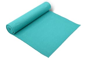 FAIRWAYUK PVC Yoga Mat 6mm Non-Slip, Thick Large Exercise Mats, Eco Friendly with Carry Straps for Pilates, Fitness, Men, Women 183 x 61 x 0.6cm