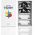 Uncle Tony L-Shaped Manual Shaving Blade for Mens | Lubricating Strip with Amorphous Diamond Coated Blades for Smooth & Safe Shave | Adjusting Pivoting Head Blades (Cartridge), Pack of 2