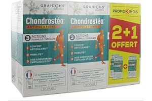 Granions Chondrostéo+ Articulations Lot de 3 x 90 Comprimés dont 90 Comprimés Offerts