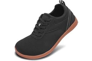 LUPWEE Unisex Wide Barefoot Shoes for Men Women, Minimalist Comfortable and Lightweight Walking Trainers Trail Running Shoes