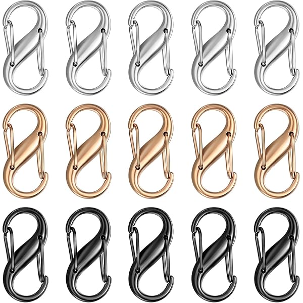 10 Chiusure A Moschettone Doppia Apertura - Acciaio Inox Per Collane, Bracciali E Gioielli Fai Da Te - Foto 6