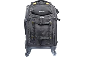 Vanguard ALTA FLY 55T Rolling Carry On Camera Bag and Backpack - Black