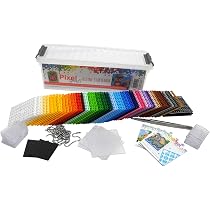 Kit Démarrage Pixel - 60 Plaques De Pixels + 4 Plaques De Base + Médaillons - Loisir Créatif Sans Colle, Dès 6 Ans Kit Démarrage Pixel - 60 Plaques De Pixels + 4 Plaques De Base + Médaillons - Loisir Créatif Sans Colle, Dès 6 Ans