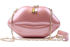 EVEOUT Bolsos bandolera Champiñón para mujer niña Linda Bolsa de hombro Bolso divertido monedero con cadena