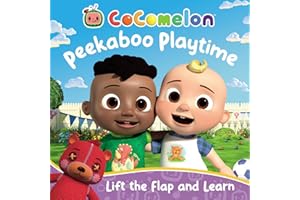 COCOMELON PEEKABOO PLAYTIME: A LIFT-THE-FLAP BOOK: Lift the Flap and Learn. A fun illustrated Interactive Surprise book for children aged 3, 4, 5 years.