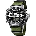 MEGALITH Mens Watch Digital Military Sports Watches Designer Large Face Watches for Men Waterproof LED Stopwatch Alarm Calendar Mens Wrist Watch Digital Analogue, Gifts for Men