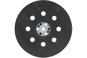 Bosch Accessories Plateau de Ponçage Mi-Dur (pour Peinture, Mastic, 8 Trous, Ø 125 mm, Accessoires Ponceuses Excentriques)