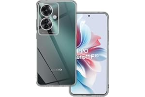 GEEMEE Funda para OPPO Reno 11 F 5G/OPPO Reno 11F 5G, Carcasa TPU Suave Caso Delgada, Funda Transparente Antigolpes, Arañazos, Antiamarilleo Flexible Cover Anti-caída Protectora Case Bumper