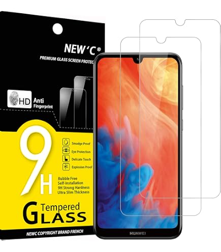 Cover EbestStar Per Huawei Y7 - Custodia In Silicone TPU Trasparente + Vetro Temperato, Antiurto, Sottile E Leggera - 2