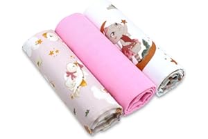 BABYSAFE Baby Safe Pack de 3 Mousselines Bébé 80x70 cm, Serviettes bébé 100% Coton Bio Certifié Oeko-TEX Mousselines Bébé Coton Idéal comme Bavoir, Langes Coton Bébé Bambou