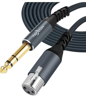 Prises Jack 6,5 Mm Mono - Lot De 2, Filetage M9x0,75, Longueur 30 Mm, Pour Guitare, Basse, Enceintes - 2