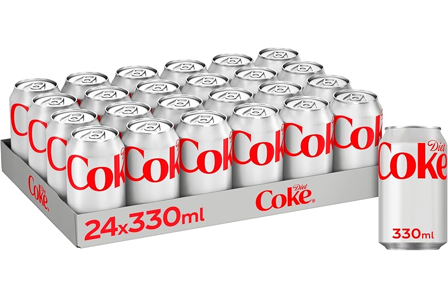 Diet Coke Can Cola, Tray 330 ml (Pack of 24)