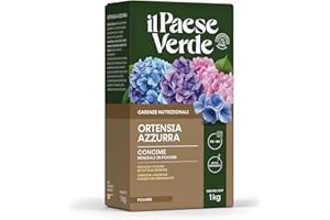 Ortensia Azzurra 1kg. Azzurrante per ortensie Il Paese Verde. Intensifica i colori di tutti i tipi di ortensie
