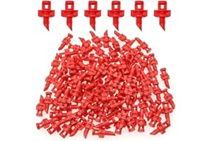 OHREN 100 Pezzi Mini Ugelli Micro Spruzzatore, 360 Gradi Micro Nebulizzatore per Sistema di Irrigazione, Spruzzatore da Giardino per Idrocoltura e Irrigazione Giardino