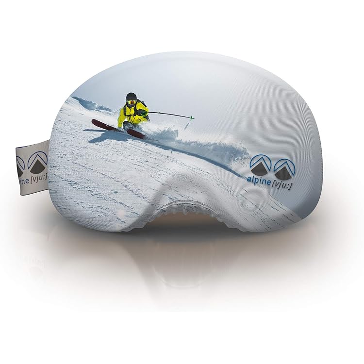 Lot De 2 Housses Pour Lunettes De Ski/snowboard – Microfibre, Anti-rayures, Motifs Paysage, Protection Voyage