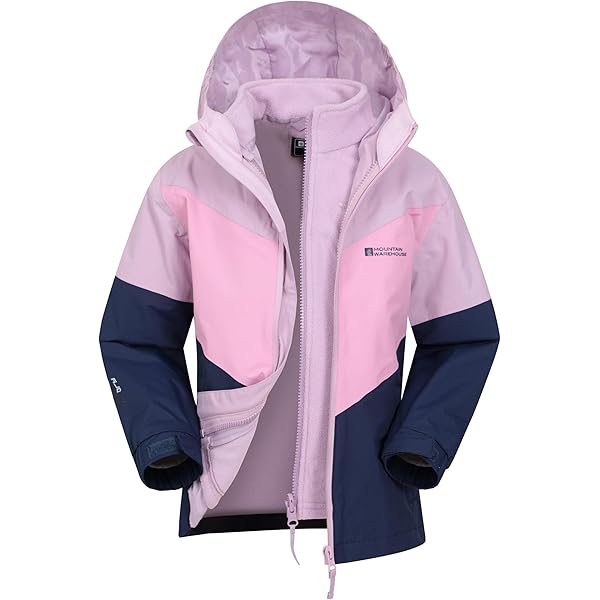 Trespass Girls Waterproof Hooded Jacket All Over Print Fleece Lined Arlene  : Amazon.co.uk: Fashion