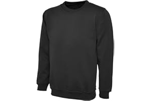 PARSA FASHIONS Unisex Kids Raglan Classic Sweater Fleece Plain Sweatshirt School Jumper Top Age 7-13