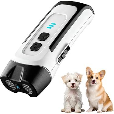 Anti Aboiement Chien, Rechargeable Ultrason Anti Chien, Repousse Chien