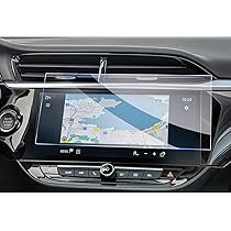 CDEFG Kompatibel mit Opel Corsa F Corsa-e 2024 2025 2026 Facelift Navigation Schutzfolie 4H Kratzfest 10 Zoll GPS Displayschutzfolie Navi Folie Corsa 2026 Zubehör 2 Stück