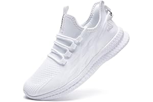 JUEQIBAA Mens Trainers Running Shoes Lightweight Walking Sneaker Fitness Gym Sports Jogging Tennis Shoes