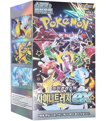 shiny treasure ex booster box amazon Pokemon Card Sealed Chinese Sv4a Factory Sealed with a focus on Paldean Pokmon and fan favourites such as Mew Pokemon Shiny Treasure EX SV4a