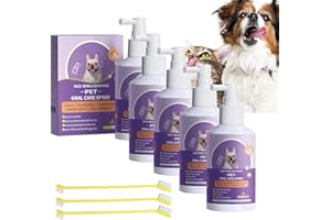 ZANLION 2023 New Pet Clean Teeth Cleaning Spray for Dogs & Cats,Petclean Teeth Cleaning Spray for Dogs & Cats,Pet Oral Spray Clean Teeth,Petclean No Brushing Pet Oral Care Spray (5PCS)
