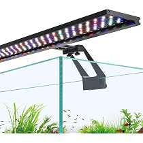 Luce LED Hygger Per Acquario – Spettro Completo Con Timer E 9 Colori – 14W Per Vasche 28-48 Cm – Simula Alba, Giorno, Tramonto E Luna