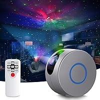 LED Nachtlichtprojektor, 2 in 1 Sternenhimmel Nachtlicht mit Fernbedienung / 15 Beleuchtungsmodi, bewegliche LED…