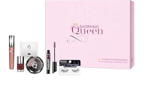 ‎KTN DR. NEUBERGER GMBH Shopping Queen - Ardell Kosmetik-Adventskalender, 24 Make-Up und Beauty-Überraschungen, Highlights für Augen, Lippen und Gesicht, in edler Box, tolle Geschenk-Idee für Mädchen und Frauen