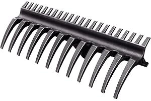UPP Rastrillo de jardín 2 en 1 I rastrillo con Dientes Largos y Cortos, Escoba de jardín I Ligero y prácticamente inquebrantable (tamaño: 32.5 x 11.5 x 7.5cm)