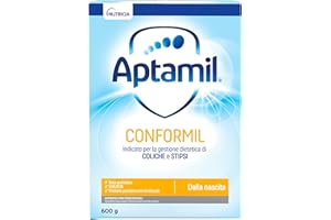 APTAMIL CONFORMIL - Latte a fini medici speciali in polvere indicato per la gestione dietetica di Coliche dei Neonati - Confezione da 600 grammi (2 buste da 300g)