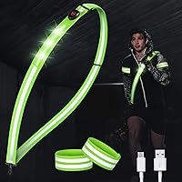 LED Leuchtgürtel Für Jogger & Radfahrer - Sicherheit Bei Nacht