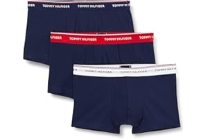 Tommy Hilfiger Boxer Homme Lot de 3 Taille Basse Slip Homme Coton