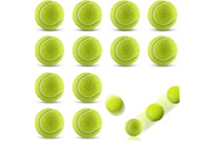 ‎BEIHRE Beihre Tennisbälle,12 Stück Freizeit Tennisball Advanced Training Tennisbälle Kinder Anfänger für Tennis Unterricht, Ballmaschinen und Hunde Spielgerät
