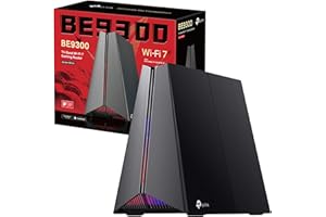 TP-Link Archer GE550 BE9300 Tri-Band WiFi 7 Gaming Router, 5G Multi-Gigabit Game Ports for Ultimate Speed Experience, WiFi Router up to 9220 Mbps Speed, 4K-QAM, 6 GHz Smart Roaming with Easy-Mesh