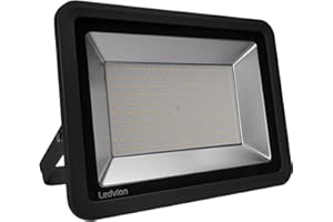 Ledvion Projecteur LED Extérieur, 200 Watt Osram LED Spot, 4000K Eclairage de Sécurité, 17000 Lumens, IP65 Projecteur Étanche Ultra Lumineux, Pour Jardin, Terasse, Garage, Patio