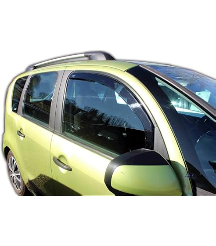 J&J AUTOMOTIVE - Déflecteurs De Vent Heko Pour Citroën C3 2009-2016, 2 Pièces, Aérodynamiques, Montage Sans Colle Extérieure