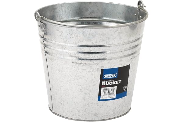 Draper GB14 okänd hinkar av förzinkat stål, silverfärger
