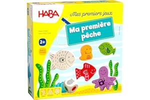 HABA - Ma première pêche - Jeux de société Enfant - Jeu éducatif et ludique - Jeu Libre magnétique - 1 à 4 Joueurs - 2 Ans et Plus - 5570