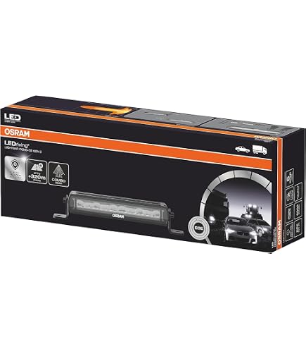 Phare LED OSRAM ROUND VX80-WD - 1150 Lumens, Faisceau Large 240m, Homologué ECE, 12V/24V, Blanc