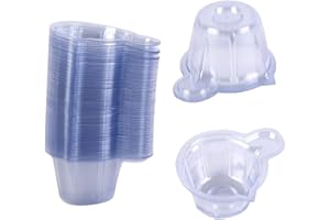 ANZONGYI 200Pcs Transparent Clear Urine Container CupUseful Disposable Urine Cup Helpful Plastic Urine Collection Cup for Pregnancy Test Urine Specimen Cups(40ML)