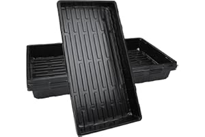 Mengxin 5 Pièces 54 x 28 cm Plateau Semises Potager Bac Germination Semises Plateaux de Culture en Plastique Plateau de Semenceses pour Hydroponique en Serre Germination des Plantes de Semises