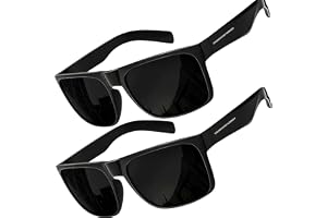 grinderPUNCH Polarized Driving Sunglasses for Men Lightweight UV400 Protection Anti Glare Square Sun Glasses