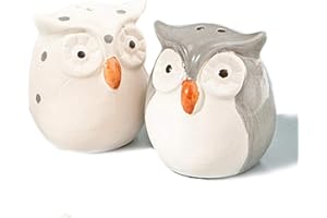 Ingrosso e Risparmio Set Sale e Pepe a Forma di gufetti Simpatici con Scatola in PVC Trasparente Inclusa