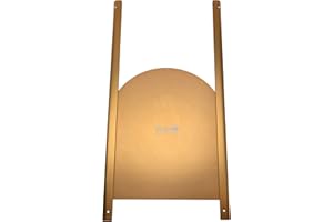 TITAN INCUBATORS Deluxe Curved Metal Chicken Coop Door with Runners