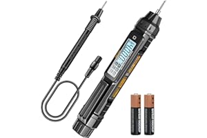 ANENG Multimeter Durchgangsprüfer,4000 Count Zweipoliger Spannungsprüfer,Auto Range Digital Berührungslos Voltmeter,misst AC/DC Spannung,Diode,Kapazität,Live Elektro Messgerät