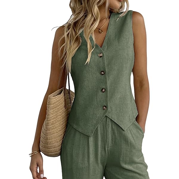 Belle Poque Damesvest met gebogen revers, V-hals, geruit vest met twee zakken, geometrische zoom, effen jas, Bloemen & Zwart Goud, L