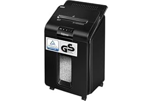 ‎FELLOWES Fellowes Aktenvernichter Autofeed, 100 Blatt Minicut (P4), Papierschredder Hybrid mit automatischem und manuellem Einzug für Büro, AutoMax 100M Schredder, sehr leiser Aktenvernichter, 23L Papierkorb