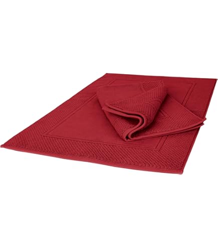 Tony's Textiles Set Tappetini Bagno 2 Pezzi In Cotone 100% – Verde Lime, Filo Ritorto, Lavabili In Lavatrice - 5