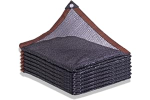 JXQ Outdoor Sunblock Shade Tuch, 50% Mesh Plane, Privatsphäre Shade Netting, Leichter hängen von Sonnenschutz Stoff für Patio Backyard Garten Carport (Size : 3x3m)